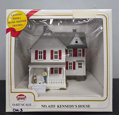 Model Power #6355 Kennedy's House W/ Lights, C-8 with box.