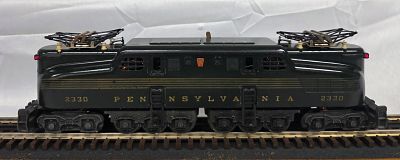 Lionel Postwar 2330 Pennsylvania GG1 Locomotive in tested working C-8+ condition. Original 