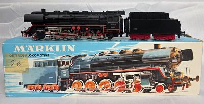 Marklin 3047 HO Train Steam Locomotive Tungt Godstagslok (Heavy Steam Locomotive) tested and 