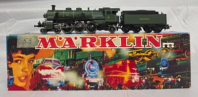 Marklin HO #3093 Steam Locomotive W/Box. Marklin HO #3093 Steam Locomotive With Original Box 