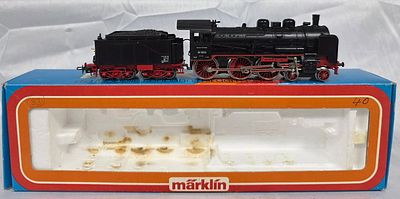 Marklin 3099 HO Train, Steam Locomotive W/Box. Marklin 3099 HO Train, Steam Locomotive With Box 