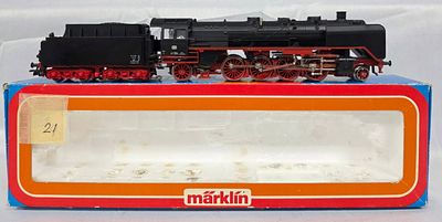 Marklin 3082 HO Train, Steam Locomotive W/Box, tested and in working order.