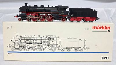 Marklin 3093 HO BR18 Steam Locomotive W/Box. Marklin 3093 HO BR18 Steam Locomotive With Box and 