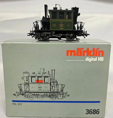 Marklin 3686 Digital HO Train PtL 2/2 Steam Engine in original box, tested and in working order.