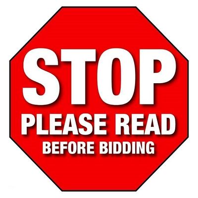 Terms & Condition ( PLEASE READ) Before Bidding!!!. ~~~TERMS &amp; CONDITIONS for PERSONAL 