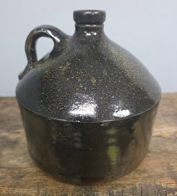 Fine Sand Mountain, Alabama TJ Henry Buggy Jug with a heavy fly ash concentration on the 