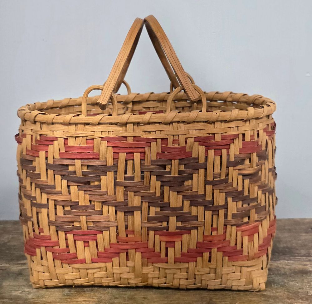 Lot 19: Cherokee  Native American Hand Woven Basket