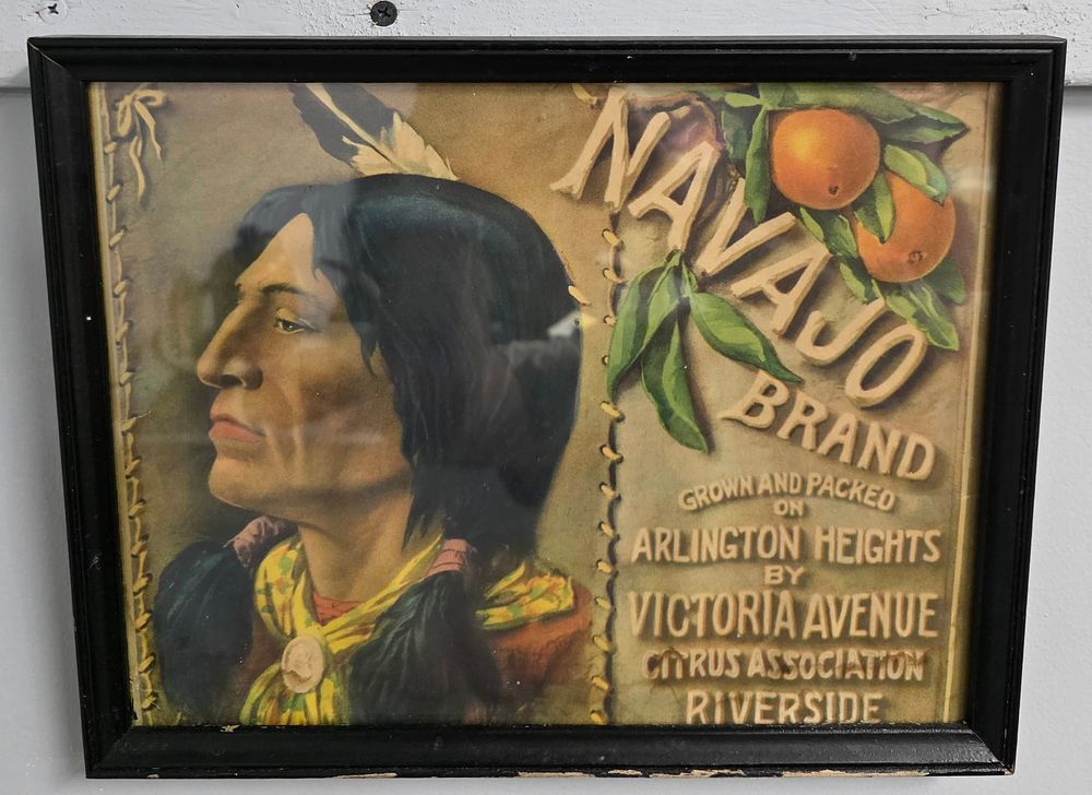Lot 43B: Navajo Brand Citrus Fruit Box Label