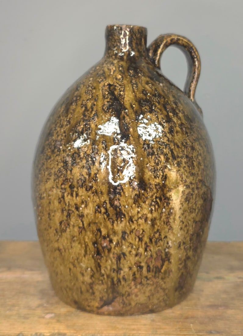 Lot 50: Crawford Co. Signed FLB Half Gallon Jug