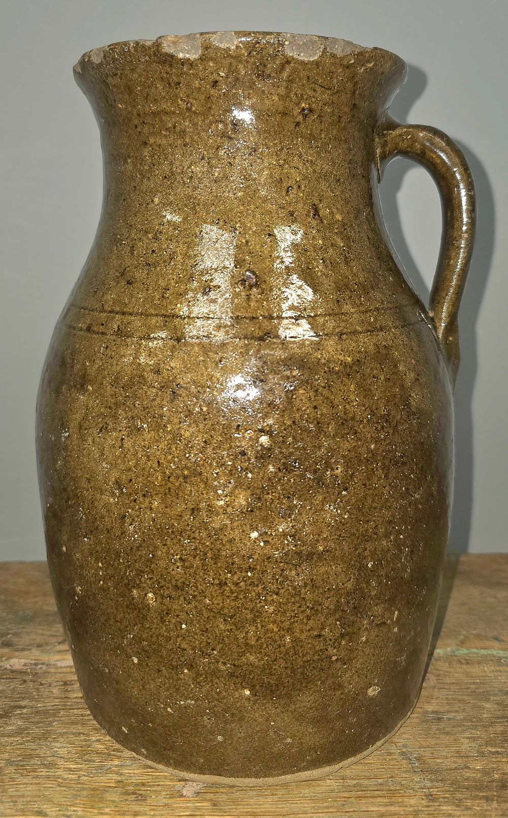 Lot 102: Rare Paulding County Sligh's Mill 1 Gallon Pitcher