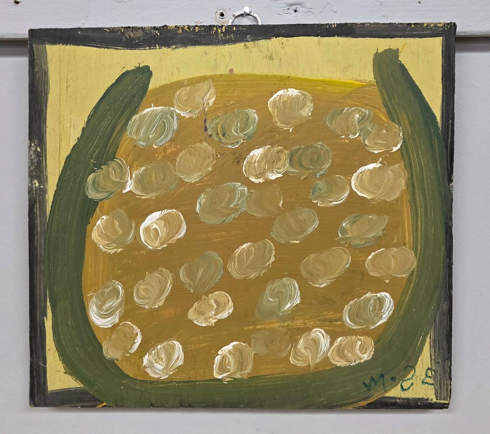 Lot 75B: Mose T Folk Art Melon Painting