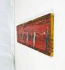 Folk Art Painting on Wood by Scott Griffin (Canada 1970) Titled "Return to Red Carpet". Original Image - 3