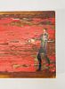 Folk Art Painting on Wood by Scott Griffin (Canada 1970) Titled "Return to Red Carpet". Original Image - 6