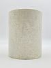 Limestone Waste Basket/Planter by Kassatex, NY. This is a limestone waste basket from Kassatex Image - 1