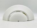 Pair of Modern White Ceramic Wall Sconces. Sleek and minimal pair of white ceramic wall sconces Image - 4