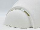 Pair of Modern White Ceramic Wall Sconces. Sleek and minimal pair of white ceramic wall sconces Image - 6