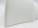 Pair of Modern White Ceramic Wall Sconces. Sleek and minimal pair of white ceramic wall sconces Image - 8