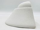 Pair of Modern White Ceramic Wall Sconces. Sleek and minimal pair of white ceramic wall sconces Image - 9