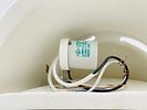 Pair of Modern White Ceramic Wall Sconces. Sleek and minimal pair of white ceramic wall sconces Image - 11
