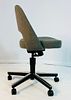 Eero Saarinen Executive Desk Chair for Knoll, Labeled & Dated. Executive armless chair designed Image - 4