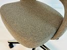 Eero Saarinen Executive Desk Chair for Knoll, Labeled & Dated. Executive armless chair designed Image - 12