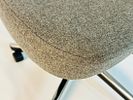 Eero Saarinen Executive Desk Chair for Knoll, Labeled & Dated. Executive armless chair designed Image - 14