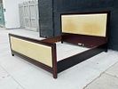 Mahogany & Leather King Size Bed by Barbara Barry for Baker Furniture. Introducing the luxurious Image - 3