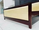 Mahogany & Leather King Size Bed by Barbara Barry for Baker Furniture. Introducing the luxurious Image - 5
