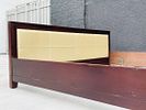 Mahogany & Leather King Size Bed by Barbara Barry for Baker Furniture. Introducing the luxurious Image - 11