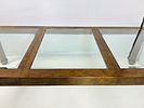 Chinoiserie Extendable Dining Table in Solid Mahogany With Ming Legs & Burlwood Veneer. Vintage Image - 11