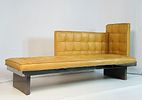 Philippe Starck Custom Tufted Leather & Chrome Bench for SLS Hotel, Los Angeles. A large, custom Image - 1