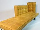 Philippe Starck Custom Tufted Leather & Chrome Bench for SLS Hotel, Los Angeles. A large, custom Image - 8