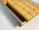 Philippe Starck Custom Tufted Leather & Chrome Bench for SLS Hotel, Los Angeles. A large, custom Image - 10