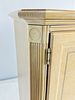 Pickled White Oak Wood Highboy Dresser with 3 Drawers & a Shelf. Vintage highboy dresser with 3 Image - 12