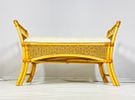 Vintage Rattan Bench. Vintage rattan bench that is perfect to go at the bottom of the bed, a Image - 2