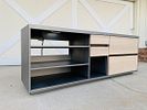 Custom Industrial Credenza in Metal and Wood. Custom industrial credenza handmade in Los Angeles Image - 1