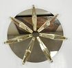 Hollywood Regency Style Coffee Table in Giltwood & Antique Mirror. Large ceiling or Wall light Image - 2