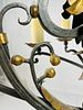 Wrought Iron & Gold Gilt Chandelier by Paul Ferrante, USA 2016. Wrought Iron &amp; Gold Gilt Image - 17