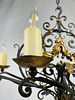 Wrought Iron & Gold Gilt Chandelier by Paul Ferrante, USA 2016. Wrought Iron &amp; Gold Gilt Image - 18