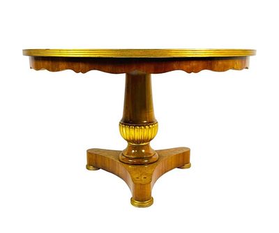 Charles Pollock for William Switzer Giltwood Center /Dining Table. Stunningly beautiful center 