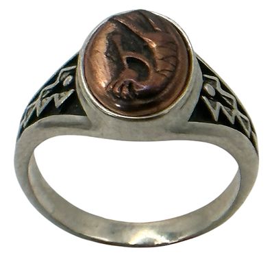 טבעת כסף 925. מידה אמריקאית : 9 
משקל : 7.34 גרם