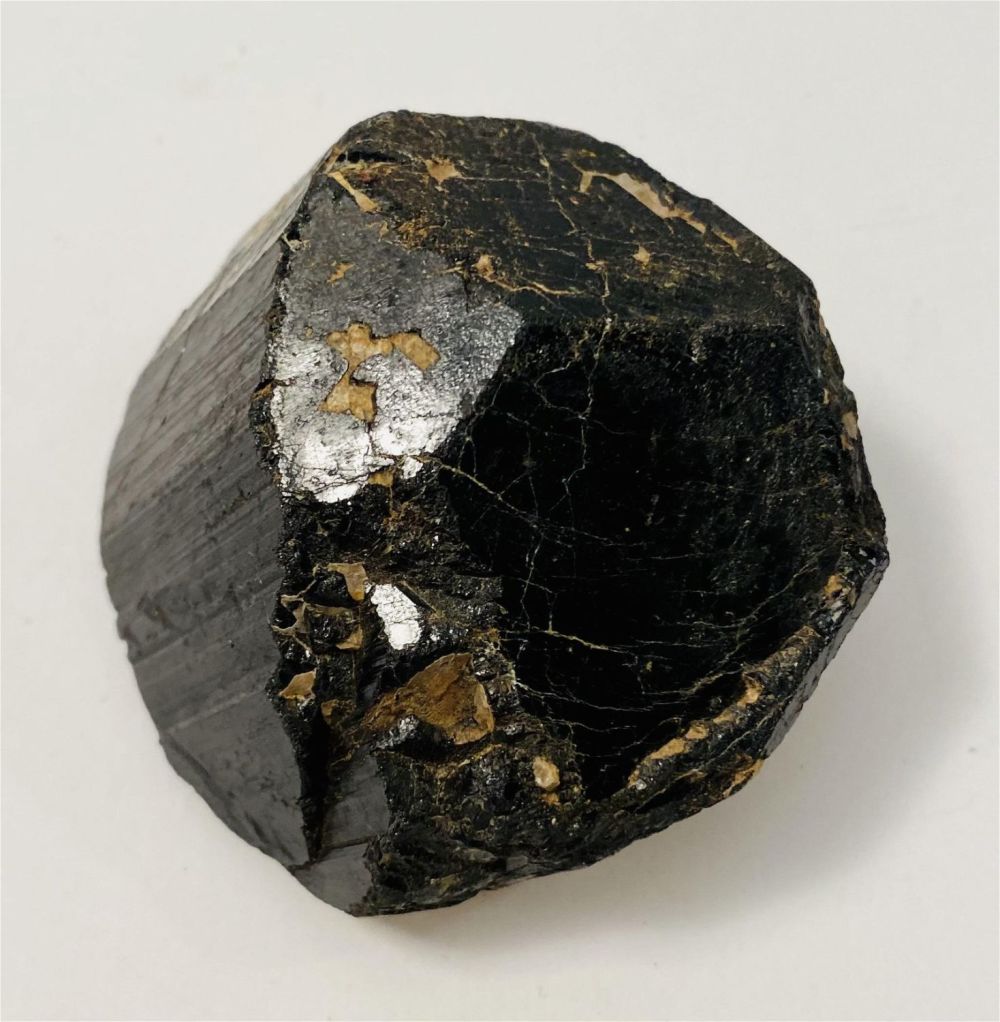 Lot 201: Black tourmaline mineral specimen