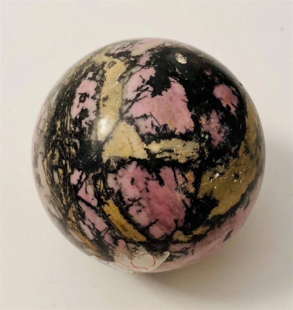 Lot 226: Rhodonite sphere crystal ball