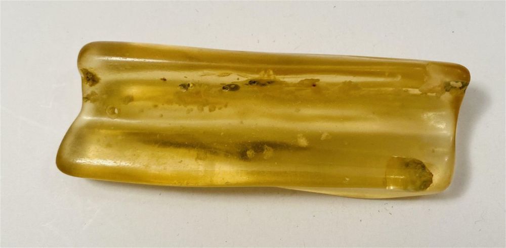 Lot 248: Copal amber like resin polished specimen