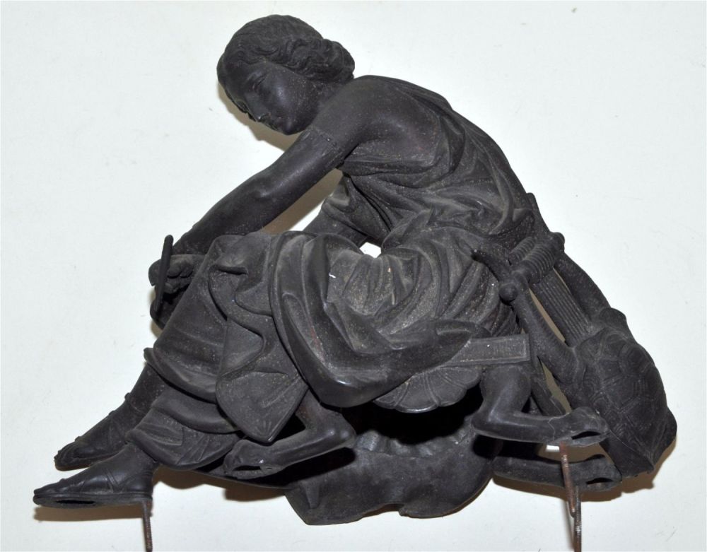 Lot 401: Antique Victorian lady statue