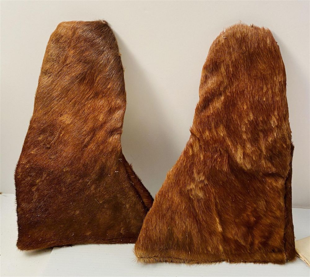 Lot 482: Victorian horse hide gloves - long
