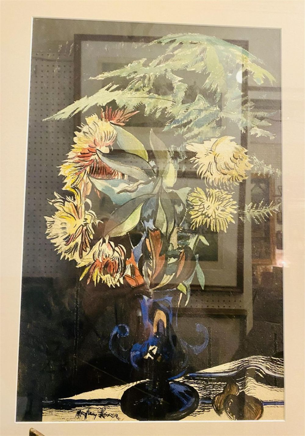 Lot 487: Hayley Lever signed watercolor