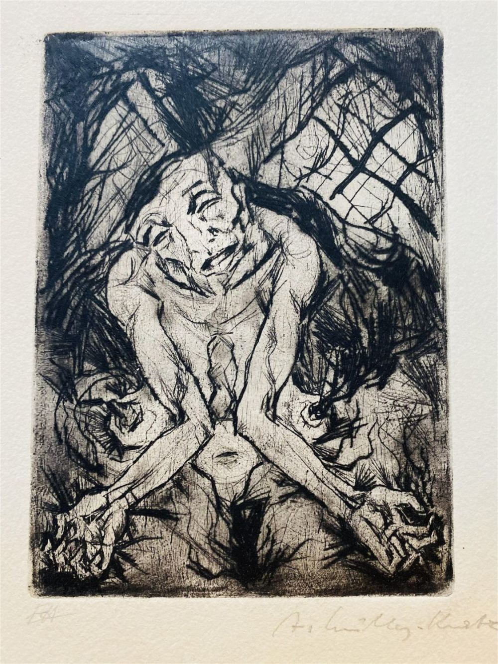 Lot 317: Mane-Katz signed print original