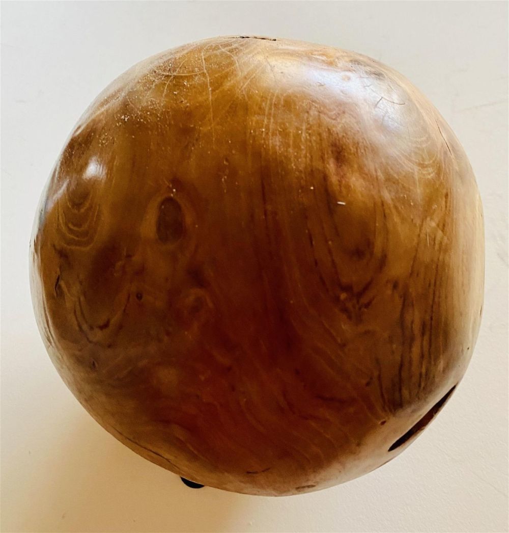 Lot 336: Large Ironwood ball sphere