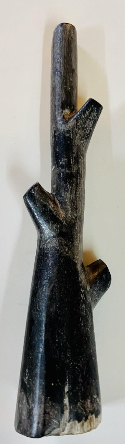 Lot 357: Petrified wood branch - display stand